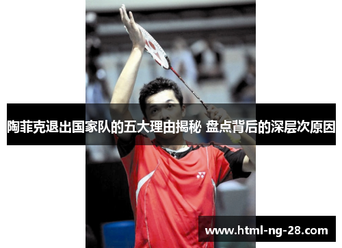 陶菲克退出国家队的五大理由揭秘 盘点背后的深层次原因